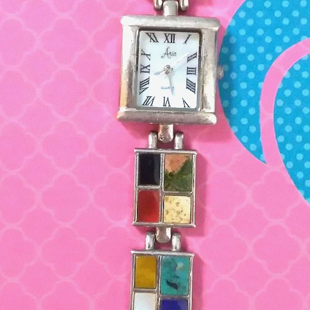 Multi Stone Watch